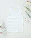 Boys 2Y-7Y Soft Organic Cotton White Tank Top Undershirts